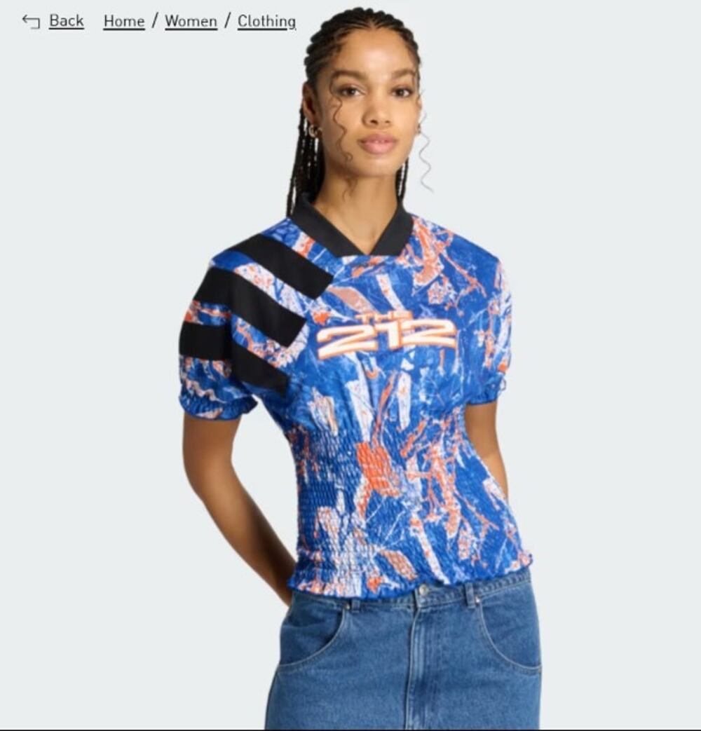 adidas World Cup New York Host Reconstructed Jersey Mia Marquez Soccer Women XL